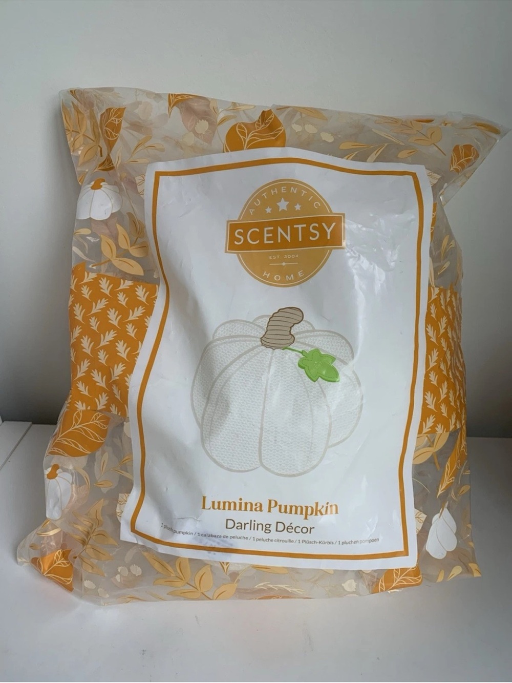 Scentsy Lumina Pumpkin Pillow